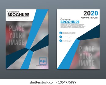 Business brochure flyer design a4 template. Vector illustration, Brochure cover book portfolio design template. Vector illustration. - Vector