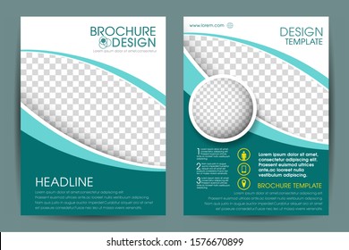 Business brochure flyer design a4 size template. 