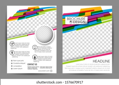 Business brochure flyer design a4 size template. 