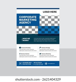 Business brochure flyer design a4 template. Business Leaflet Brochure Flyer template Design Set. Corporate business template.