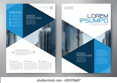 Business brochure flyer design a4 template. Vector illustration