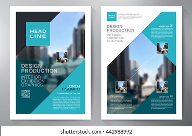 Business brochure flyer design a4 template. Vector illustration