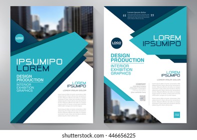 Business brochure flyer design a4 template. Vector illustration