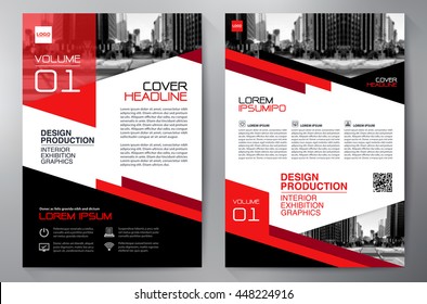 Business brochure flyer design a4 template. Vector illustration