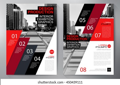 Business brochure flyer design a4 template. Vector illustration