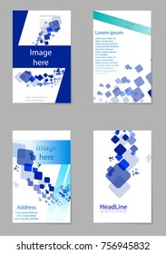 Business brochure flyer design a4 template. Vector illustration