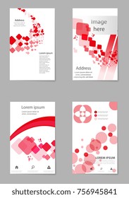 Business brochure flyer design a4 template. Annual Repor Vector illustration