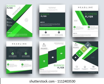 Business brochure flyer design layout template in A4 size,Multipurpose template with cover, back and inside pages.