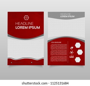 business brochure flyer design layout template in A4 size, with Polygonal style, Geometry brochure, Can be adapt to Brochure, Annual Report, Magazine,Poster, Corporate Presentation, Banner, Website.