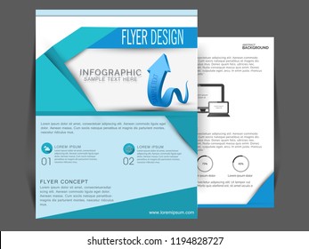 Business brochure flyer design layout template. Business brochure, leaflet, flyer, magazine cover design template vector.