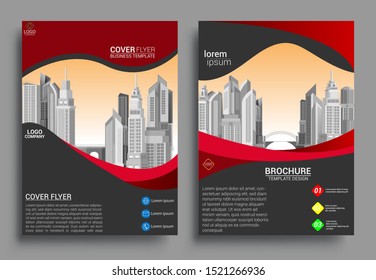 Business brochure flyer design layout template in A4 size, report, poster, flyer background with geometric background for Business Presentation, Portfolio, Banner, Website.