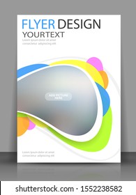 Business brochure flyer design layout template. Can be used for publishing, print and presentation. Vector Eps 10