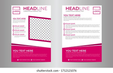 Business brochure flyer design layout template vector eps10