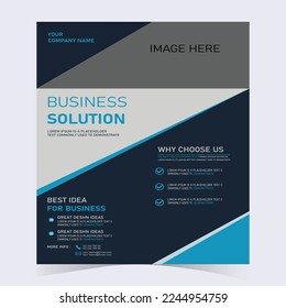 Business brochure flyer design layout template in A4 size