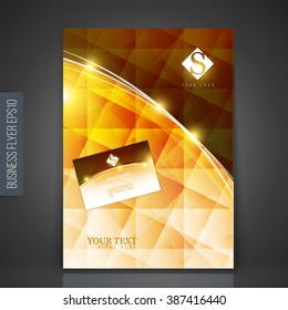 Business brochure flyer design layout template vector eps10