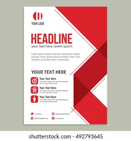 Business brochure flyer design layout template in A4 size.