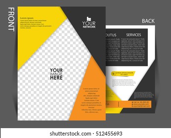 Business brochure flyer design layout template in A4 size.