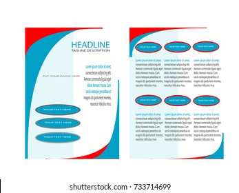 business brochure flyer design layout template.Blue flyer cover business brochure vector design, Leaflet advertising abstract background, Modern poster magazine layout template, Annual report