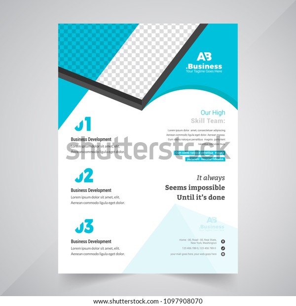 Business Brochure Flyer Design Layout Template Stock Vector (Royalty ...