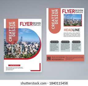 Business Brochure, Flyer Design, Leaflet, Cover Book and Magazine abstract design