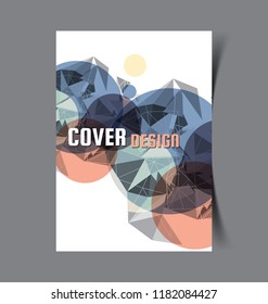 Business Brochure. Flyer Design. Leaflets a4 Template. Cover Book and Magazine. Annual Report Vector illustration.