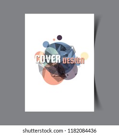 Business Brochure. Flyer Design. Leaflets a4 Template. Cover Book and Magazine. Annual Report Vector illustration.