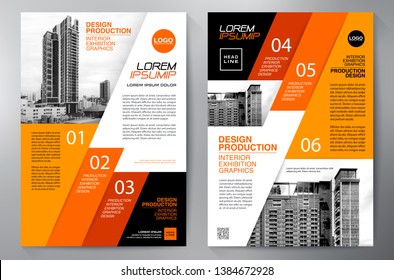 Business Brochure Flyer Design Leaflets A4 Stock Vector (Royalty Free ...