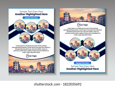 Business Brochure. Flyer Design. Leaflets Template