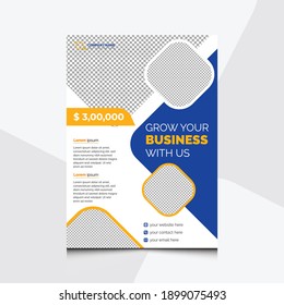 Business Brochure. Flyer Design. Leaflets a4 Template. Magazine. Cover Book and  Annual Report.  Vector illustration.