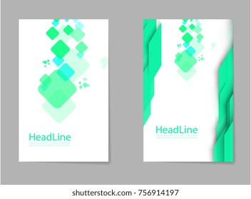 Business Brochure. Flyer Design. Leaflets a4 Template. Cover Book and Magazine. Annual Report Vector illustration