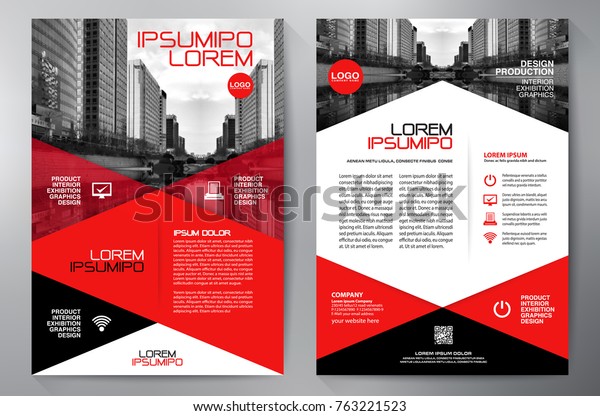 Business Brochure Flyer Design Leaflets Stock Vector Royalty Free