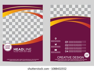 Business brochure flyer design template