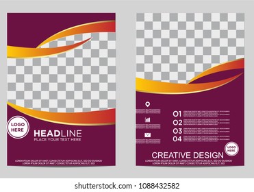 Business brochure flyer design template