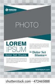 Business brochure flyer design template 