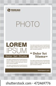 Business brochure flyer design template 