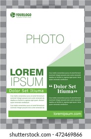 Business brochure flyer design template 