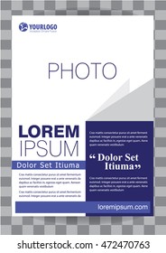 Business brochure flyer design template 