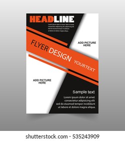Business brochure flyer design template vector,  Leaflet cover presentation abstract geometric background, modern publication poster  magazine. Vector. Eps 10