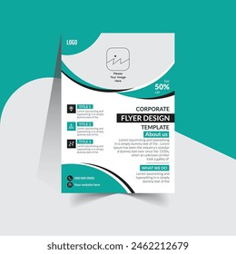 Business brochure flyer design templete
