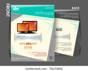 Business Brochure, Flyer Design,Leaflets a4 Template,Vector Flyer, magazine cover template can be use for print and publishing.