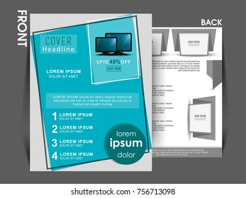 Business Brochure, Flyer Design,Leaflets a4 Template,Vector Flyer, magazine cover template can be use for print and publishing.