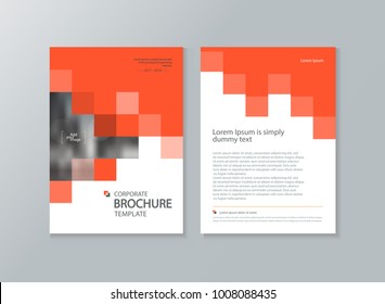 business brochure, flyer ,report layout template, with abstract cover design background