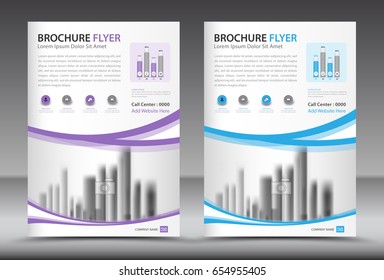 Business brochure flyer template, annual report, cover design, advertisement, printing, magazine ads, newsletter