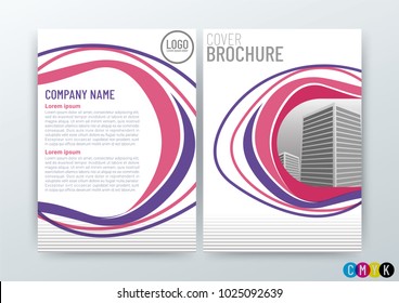 Business Brochure, Flyer Template, Background Cover Design, Annual Report, Layout in A4 size-vector illustration