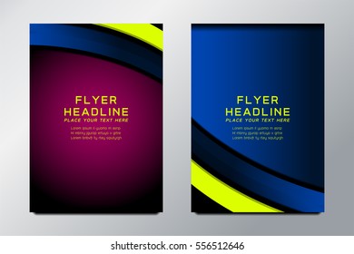 Business Brochure Flyer Template Design, vector illustration