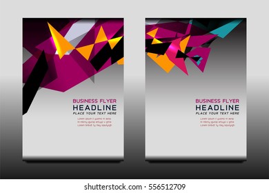 Business Brochure Flyer Template Design, vector illustration