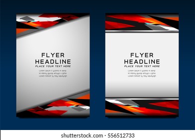 Business Brochure Flyer Template Design, vector illustration