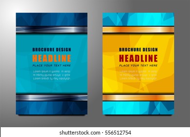 Business Brochure Flyer Template Design, vector illustration