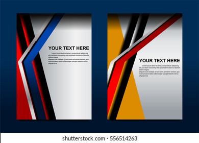 Business Brochure Flyer Template Design, vector illustration