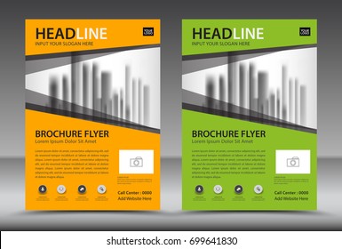 Business brochure flyer template layout, annual report, cover design, advertisement, printing, magazine ads, poster, leaflet, corporate creative idea, size in a4